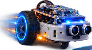 Robot počas jazdy