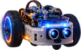 Robot pripravený na pohyb